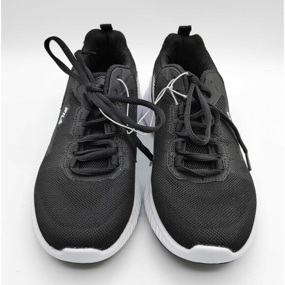 Fila Women's Memory Core Energized Running Shoes Black White Size 6 - Picture 2 of 9